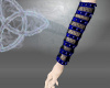 Blue Punk Arm Belts