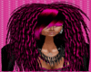 Pink Rave dread hair 2