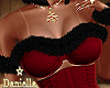 D| Wine Corset + Fur