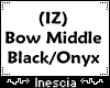 (IZ) Bow Middle Black