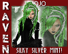 SILKY SILVER MINT DREADS