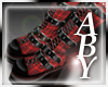[Aby]Boots:9Y:0301-Red