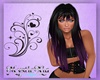 Nellina Hair Black/Purpl