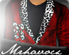 MH|X Red leopard Blazer