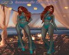 SUMMER AIR TEAL PANT