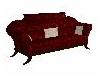 Antique Red Velvet Couch