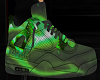 Green Flame Jordan's