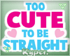 K | Too Cute Sticker
