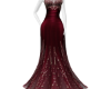 Wine Evening Gown