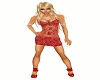 Mystic Red Rose Dress