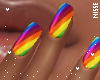 n| Pride Rainbow Nails