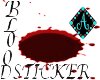 {Ama BloodSpot2 Sticker