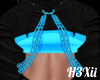 Blue Chained Hoodie