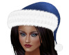 Santa Hat Blue White