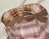 brownie beret bow hat