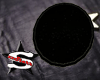 Black Round Rug