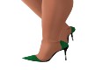 Green Emerald heels
