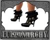 Black Boots Gold Buckle