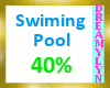 !D 40% Swiming Pool