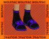 Purp WolfPac Flip Flops