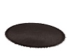 brown round rug