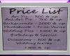!T! Anngel's Price List