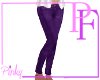 Purple Jean Trousers