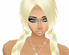 Platinum blonde pigtails