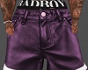 +LEATHER JEANS PURPLE+