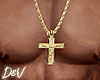 !D Gold Crucifix