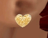 Gold Filigree Hearts