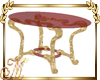 red gold glass table 2