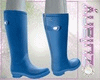 Z~Blue Rain boots