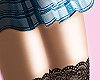 school skirt + socks