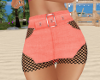 SR~ Peach Net Skirt