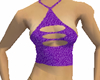 Purple Cut-Outs Halter