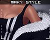 M:Blk&white furr layer.