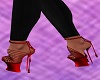 Lx*Platform Heels Red