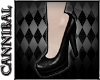 Black Shimmer Heels