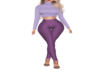 Purple Winter Fit RL