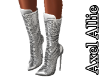 AA SILVER LEOPARD BOOTS