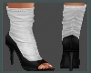 Open Boots Black & White
