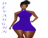SIMONE ROYAL  BLU DRESS