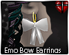 K! Emo Bow Earrings =