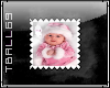 Baby In Pink Stamp