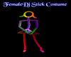 D3~Dj StickWoman Costume