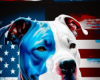 Dog flag background