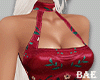 BAE| Mai Red Silk Dress