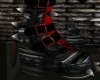 Red and Black Boots