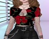 Rose Netted T